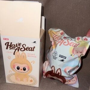 Pop Mart Labubu 'Have A Seat' Keychain Collectible